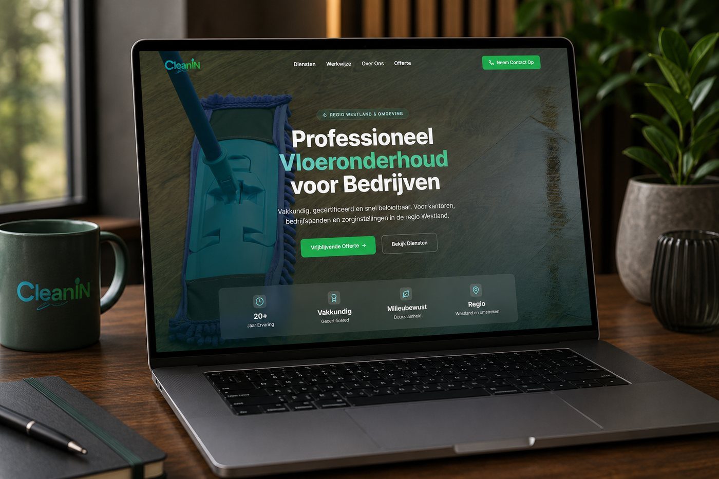 Website die wij bouwden, voorbeeld van website laten maken in Vught