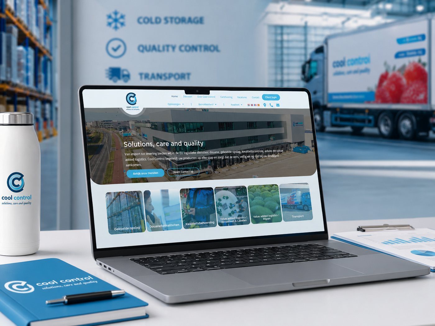 Voorbeeld van website vernieuwen door LarsWebdesign, zoals wij dat ook in Middelharnis doen